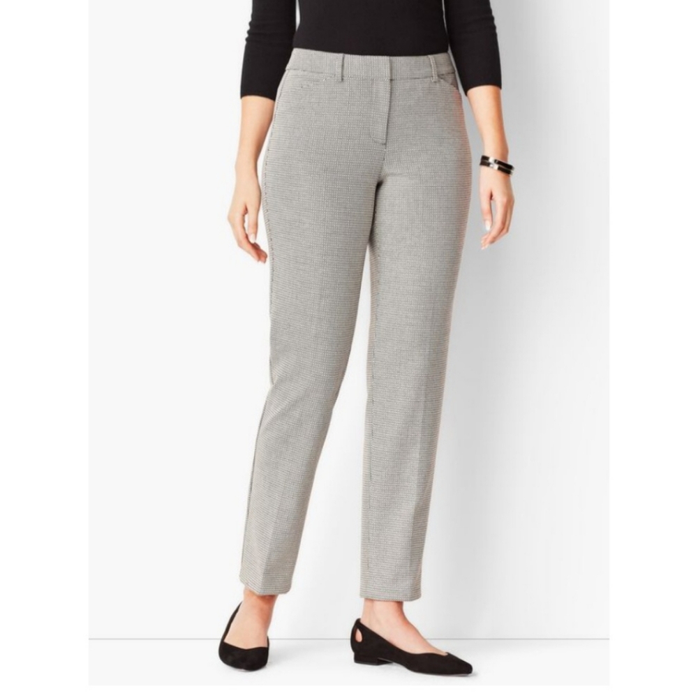 Talbots Hampshire Ankle Pants - Curvy Fit/Liberty Dobby Print